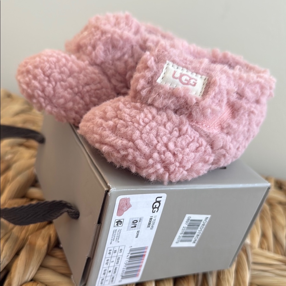 UGG Blush Pink Infant Booties